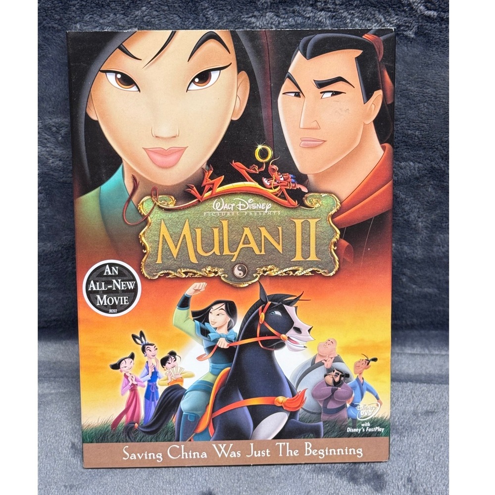 Disney Mulan II DVD New Factory Sealed with Slipcover 2005 Animated Movie G